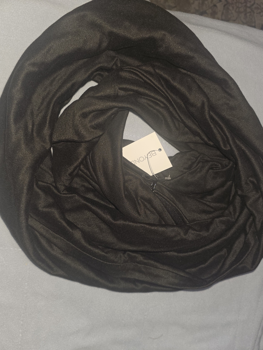 Beyond Yoga Black Infinity Scarf